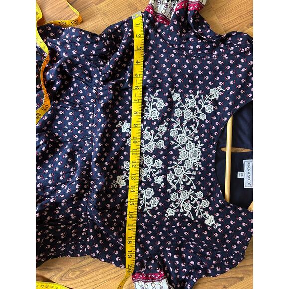 Piper & Scoot maxi dress size 2XL boho embroidered cottage - Picture 12 of 13